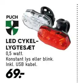 Bilka LED CYKEL LYGTESÆT tilbud