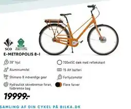 Bilka E-METROPOLIS 8-I tilbud