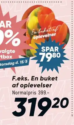 Bilka En buket af oplevelser tilbud