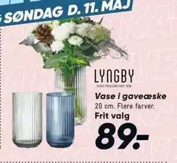 Bilka Vase i gaveæske tilbud