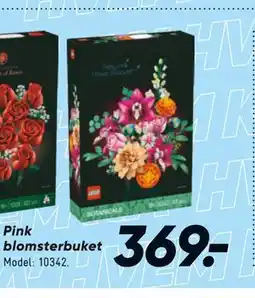 Bilka Pink blomster tilbud