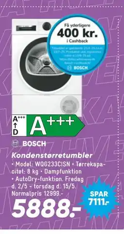 Bilka Kondenstørretumbler tilbud