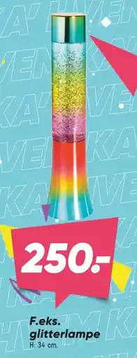 Bilka glitterlampe tilbud