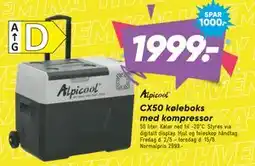 Bilka CX50 køleboks med kompressor tilbud
