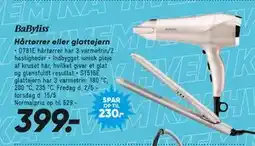 Bilka Hårtørrer eller glattejern tilbud