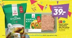 Bilka Dansk hakket kyllingekød eller hel kylling tilbud