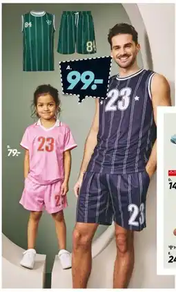 Bilka Basket top eller shorts tilbud