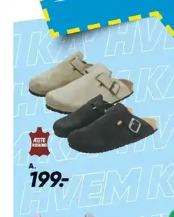 Bilka Ruskindsclogs til dame eller herre tilbud