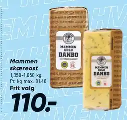 Bilka Mammen skæreost tilbud