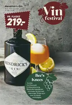 Bilka Hendrick’s Gin tilbud