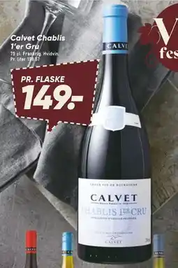Bilka Calvet Chablis 1’er Gru tilbud