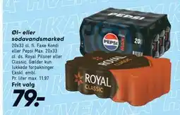 Bilka Øl- eller sodavandsmarked tilbud