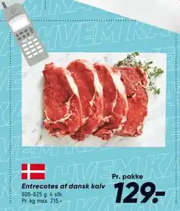 Bilka Entrecotes af dansk kalv tilbud