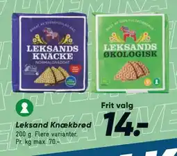 Bilka Leksand Knækbrød tilbud