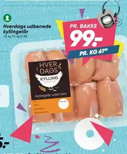 Bilka Hverdags udbenede kyllingelår tilbud