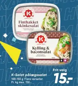 Bilka K-Salat pålægssalat tilbud