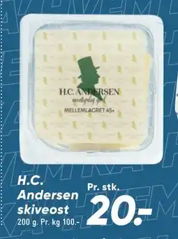 Bilka H.C. Andersen skiveost tilbud