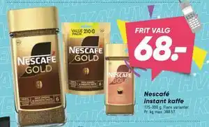 Bilka Nescafé instant kaffe tilbud
