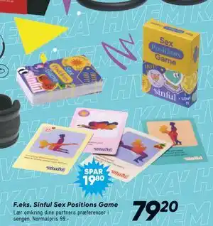 Bilka Sinful Sex Positions Game tilbud