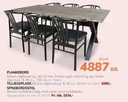 Daells Bolighus PLANKEBORD tilbud