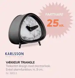 Daells Bolighus VÆKKEUR TRIANGLE tilbud