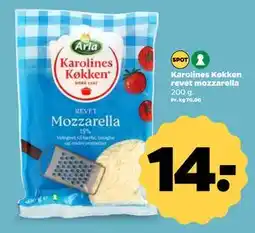Netto Karolines Køkken revet mozzarella tilbud
