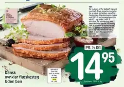 REMA 1000 Dansk ovnklar flæskesteg Uden ben tilbud