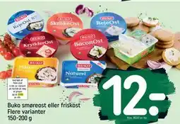 REMA 1000 Buko smøreost eller friskost Flere varianter 150-200 g tilbud