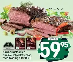REMA 1000 Kalveculotte eller danske kalveflatsteaks med hvidløg eller BBQ tilbud