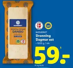Lidl Dronning Dagmar ost tilbud