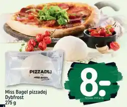 REMA 1000 Miss Bagel pizzadej Dybfrost 275 g tilbud