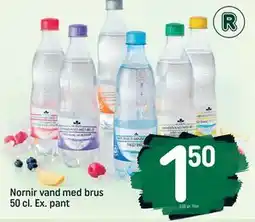 REMA 1000 Nornir vand med brus 50 cl. Ex. pant tilbud