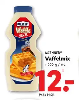 Lidl Vaffelmix tilbud