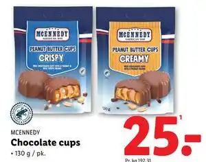Lidl Chocolate cups tilbud