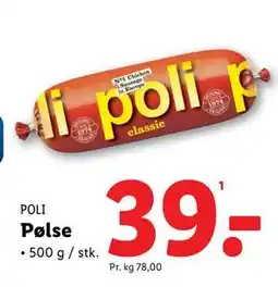 Lidl Pølse tilbud