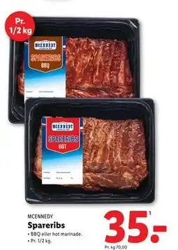 Lidl Spareribs tilbud