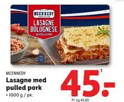 Lidl Lasagne med pulled pork tilbud