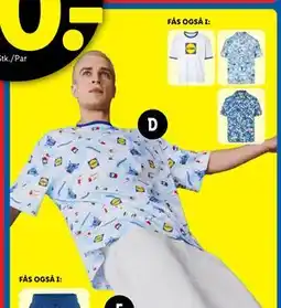 Lidl LIDL oversized T-shirt eller skjorte tilbud