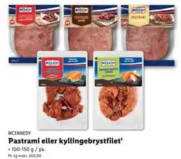Lidl Pastrami eller kyllingebrystfilet tilbud