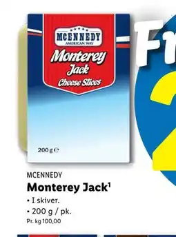 Lidl Monterey Jack tilbud