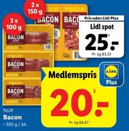 Lidl Bacon tilbud