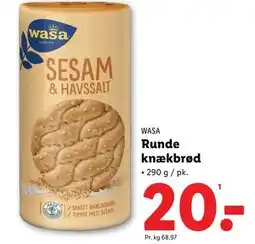 Lidl Runde knækbrød tilbud