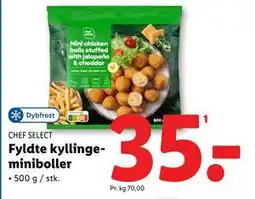 Lidl Fyldte kyllingeminiboller tilbud