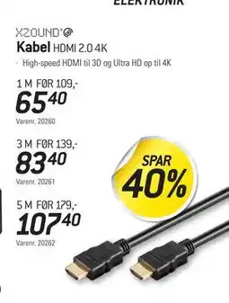 Thansen Kabel tilbud