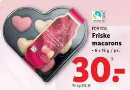 Lidl Friske macarons tilbud