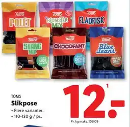 Lidl Slikpose tilbud