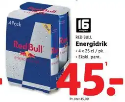 Lidl Energidrik tilbud