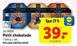 Lidl Petit chokolade tilbud