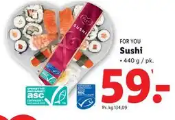 Lidl Sushi tilbud