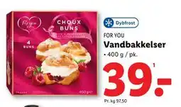 Lidl Vandbakkelser tilbud